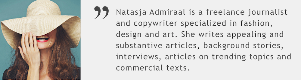 Natasja Admiraal - Freelance journalist and copywriter